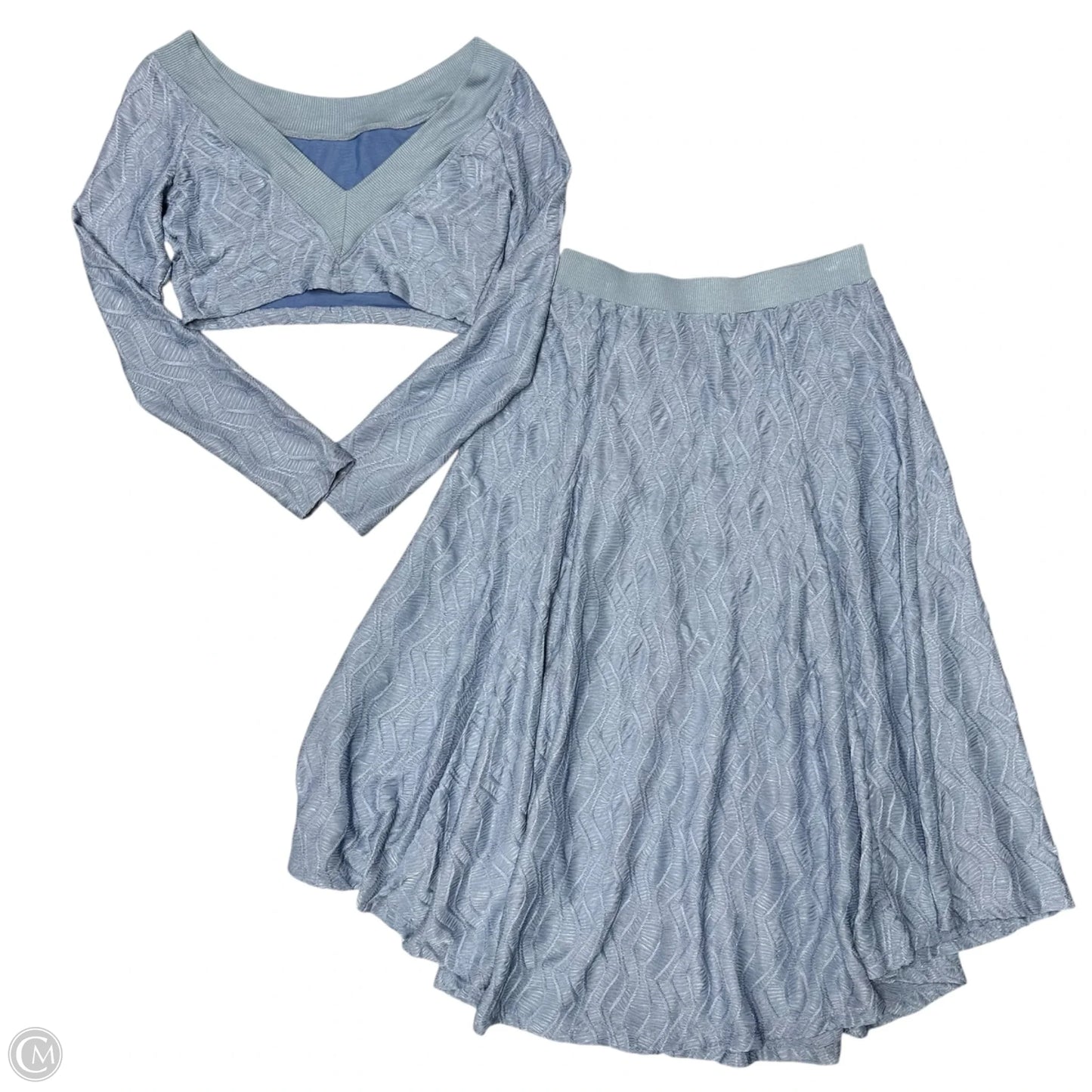Skirt Set 2pc By Free People In Blue, Size: L