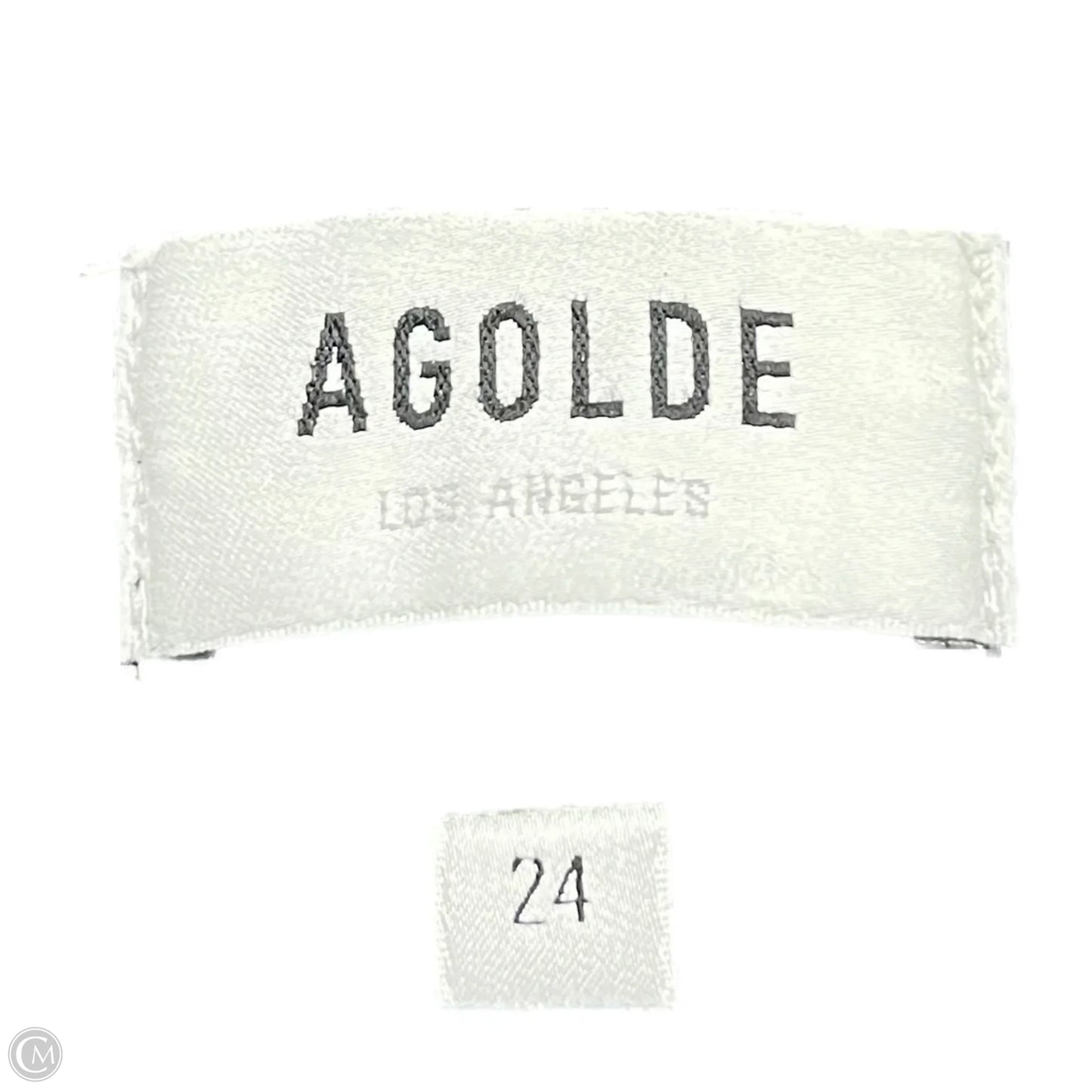 Jeans Straight By Adriano Goldschmied In Black Denim, Size: 0