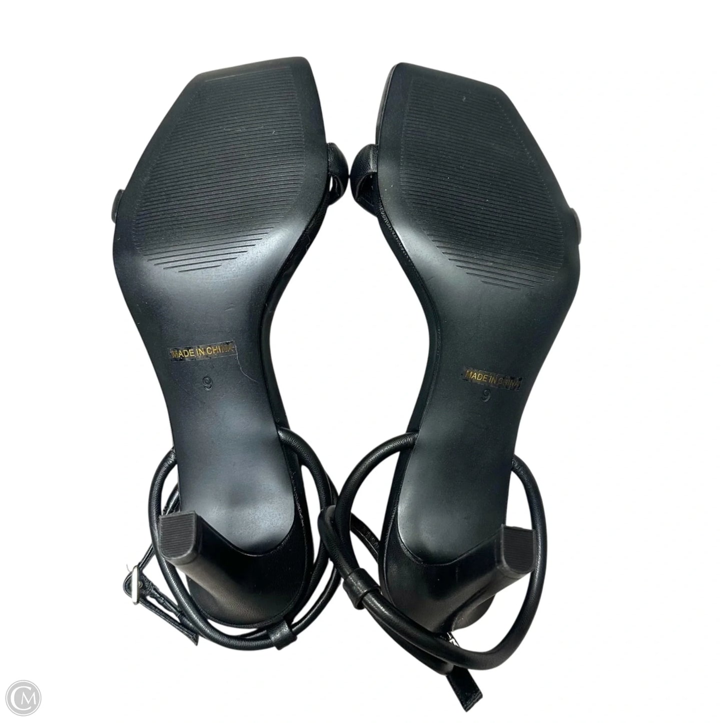 Sandals Heels Stiletto By Modatope, In Black, Size: 9