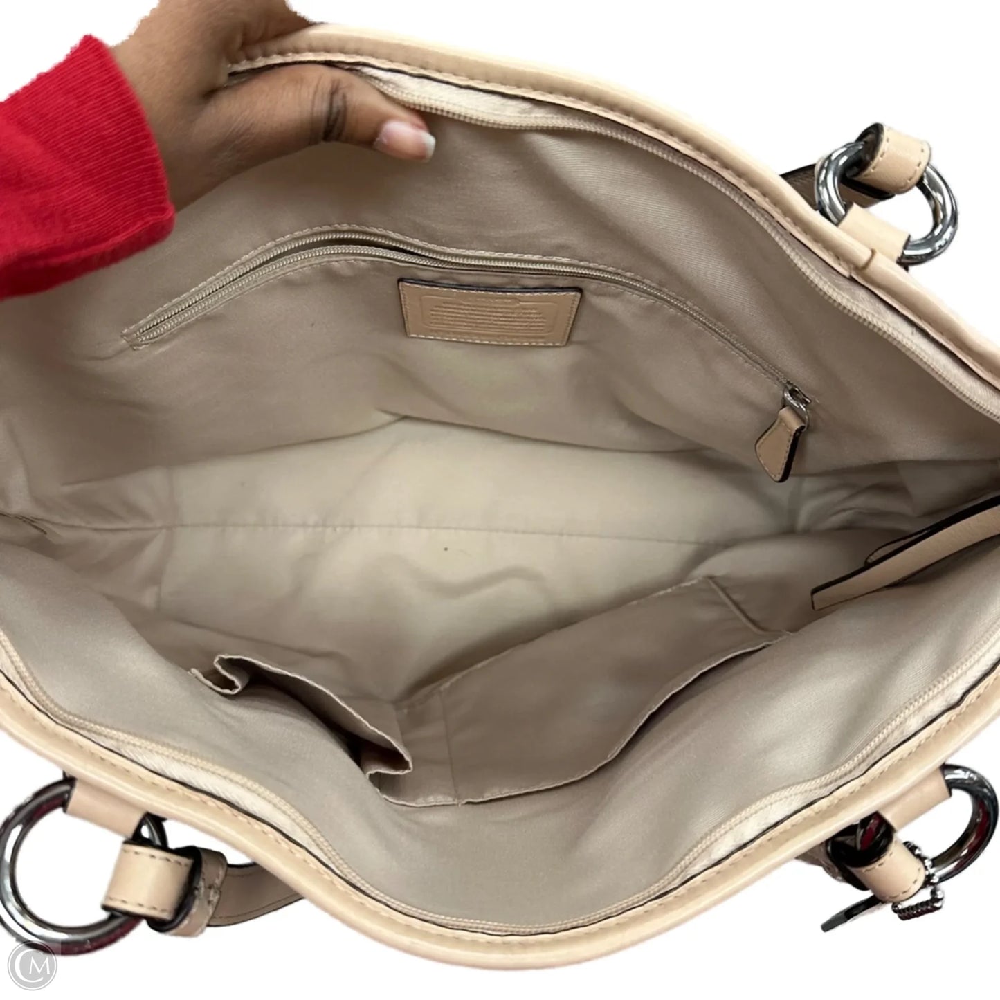 Handbag Designer By Coach, Size: Large