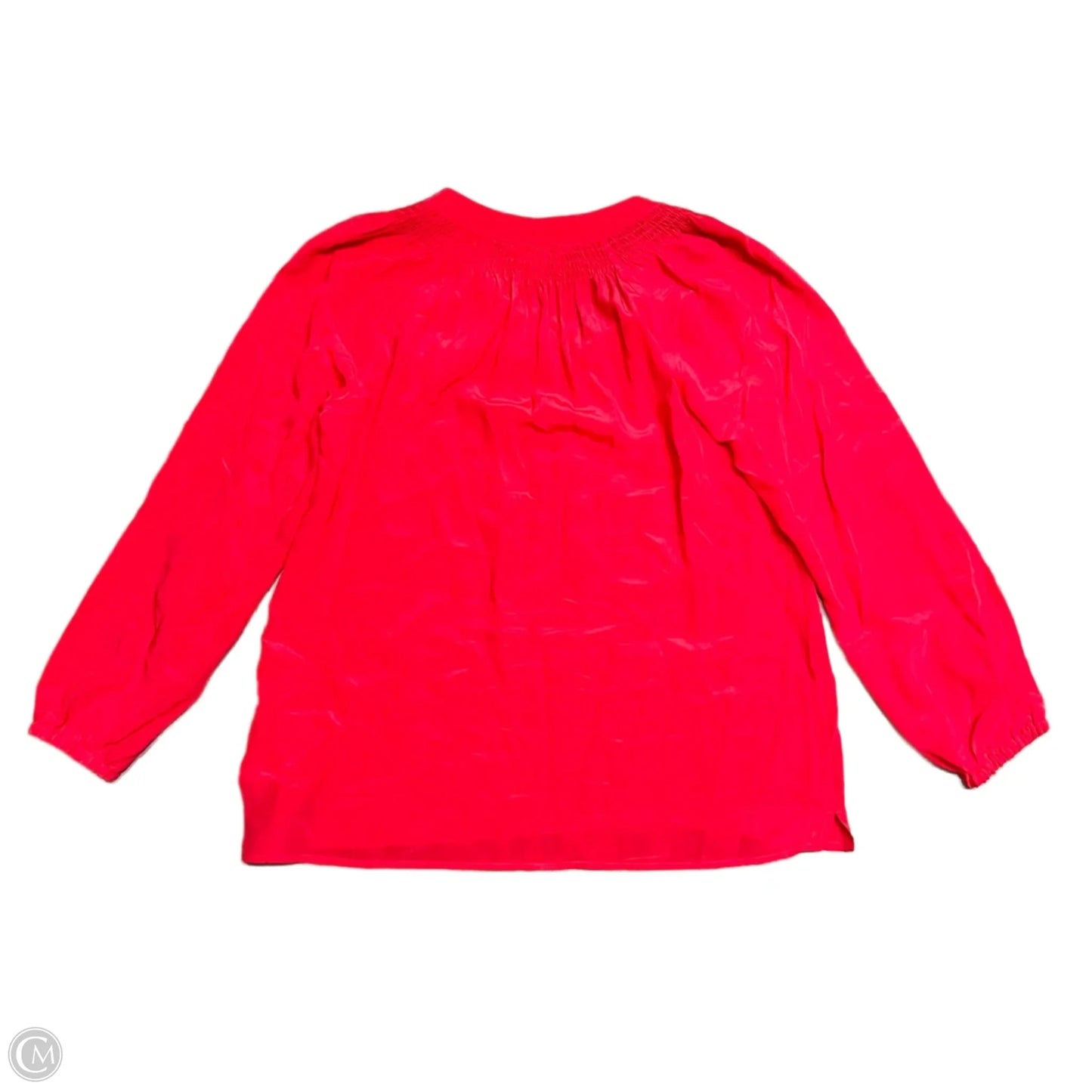 Top Long Sleeve Designer By Lilly Pulitzer In Red, Size: S