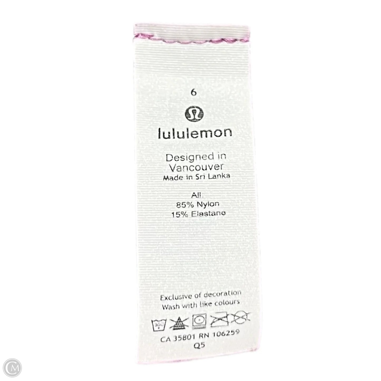 Athletic Bra By Lululemon In Pink, Size: S