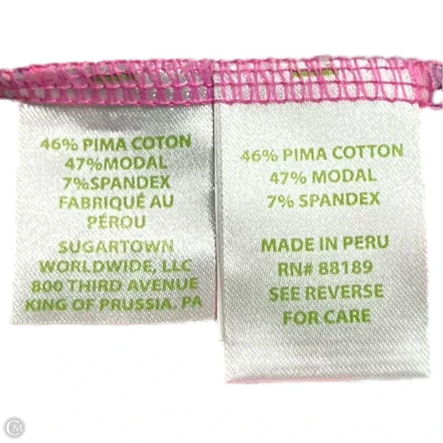 Top Sleeveless Designer By Lilly Pulitzer In Green & Pink, Size: Xs