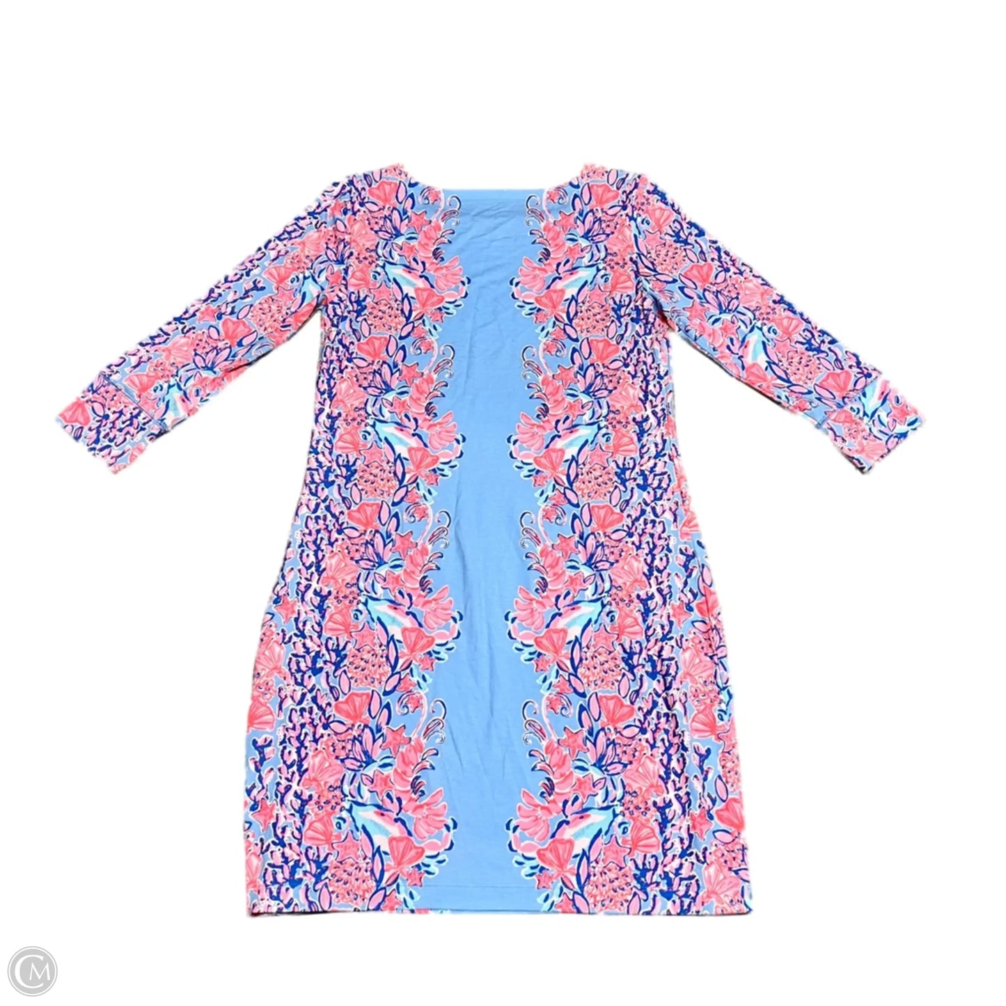 Dress Designer By Lilly Pulitzer In Blue & Orange, Size: M