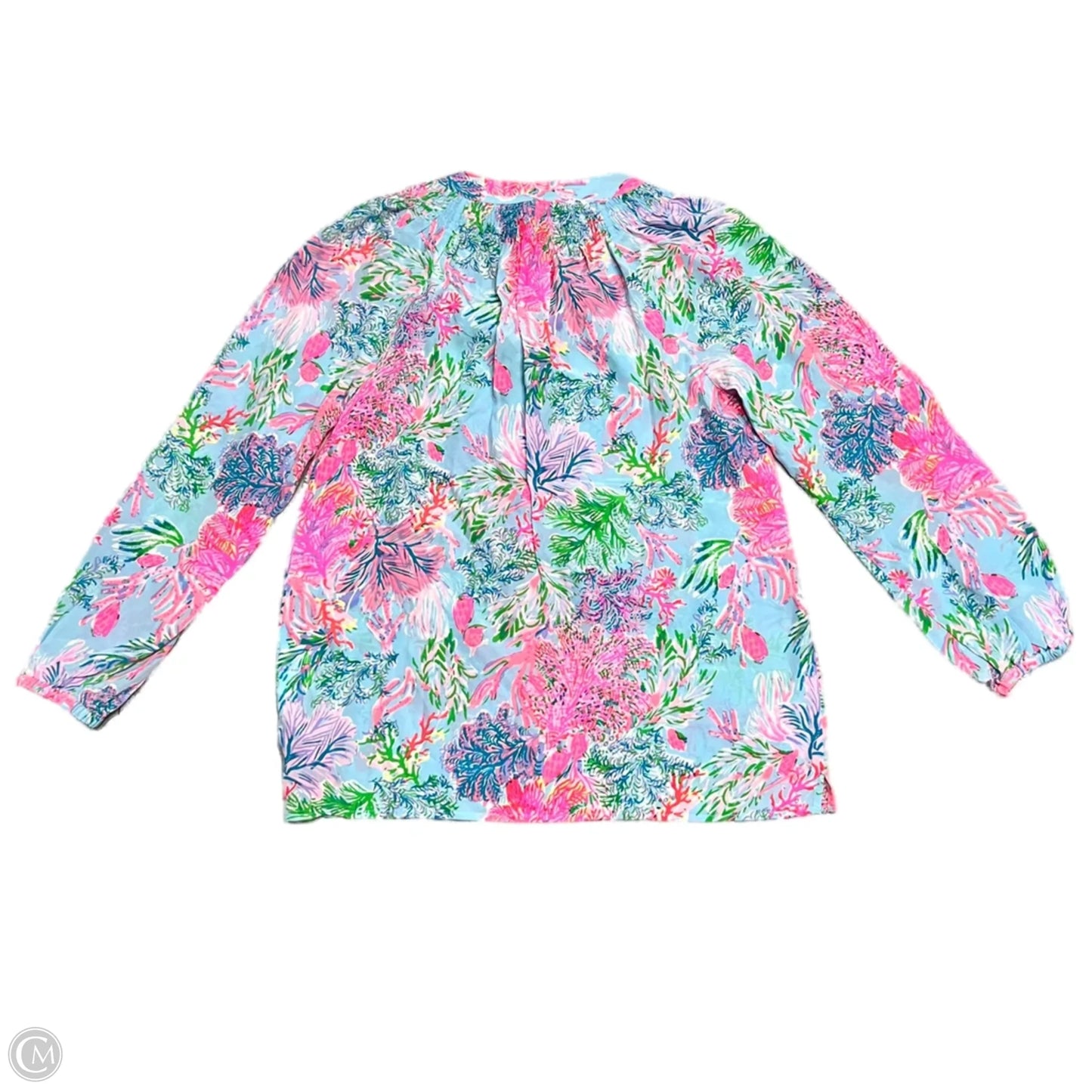 Top Long Sleeve Designer By Lilly Pulitzer In Multi-colored, Size: S
