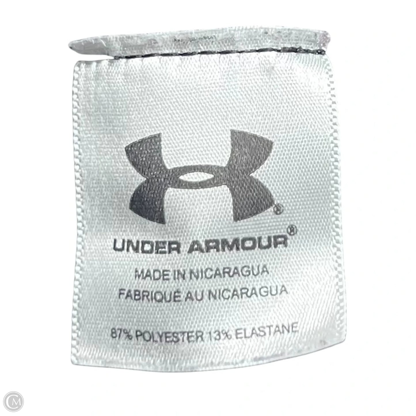 Athletic Top Long Sleeve Crewneck By Under Armour In Black, Size: L