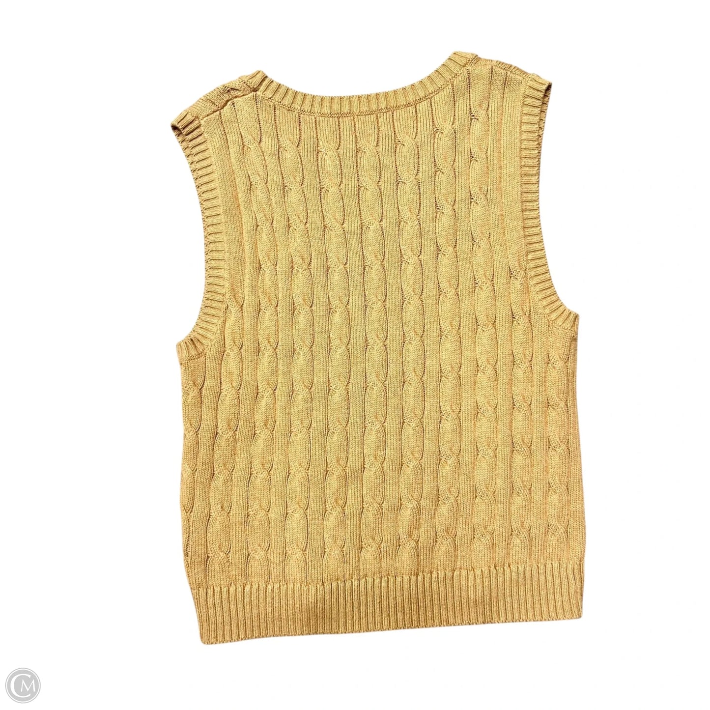 Vest Sweater By J. Crew In Tan, Size: S