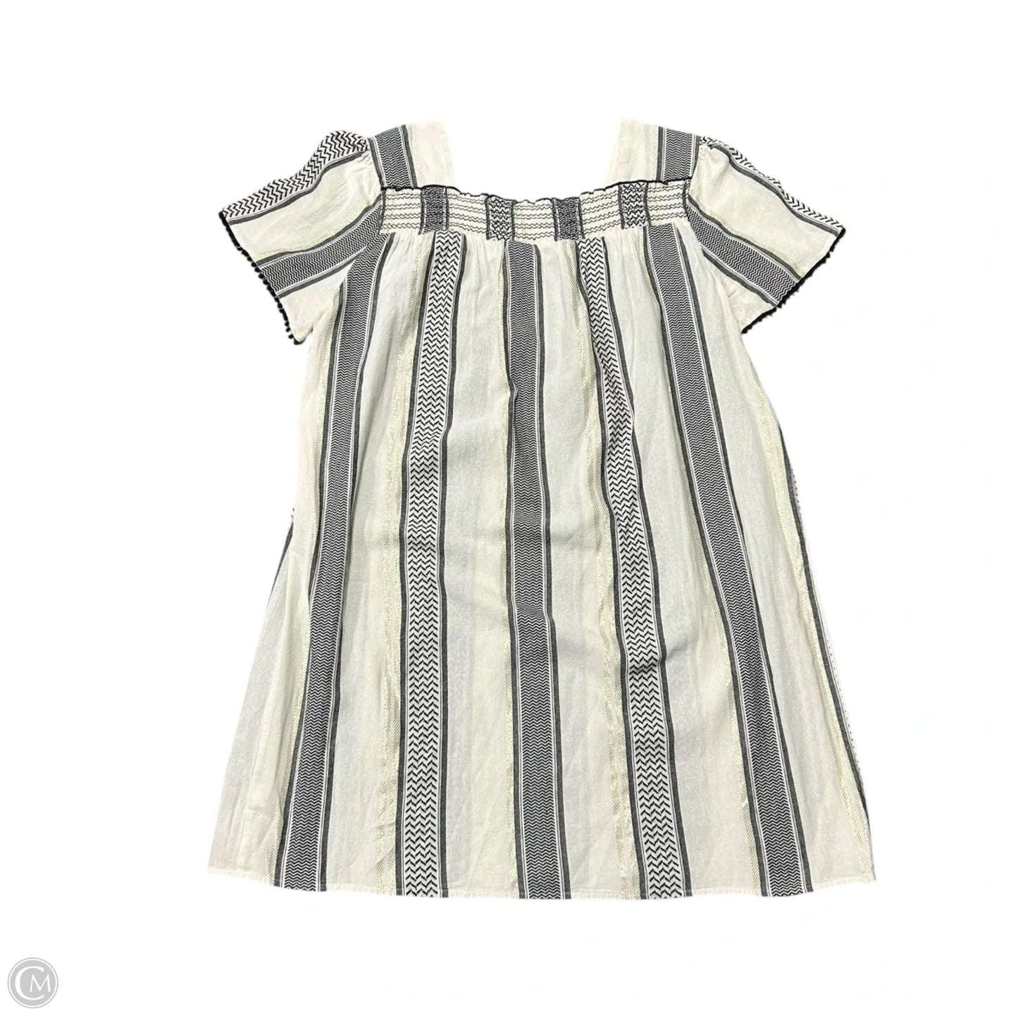 Dress Casual Midi By Old Navy In Black & Cream, Size: Xl