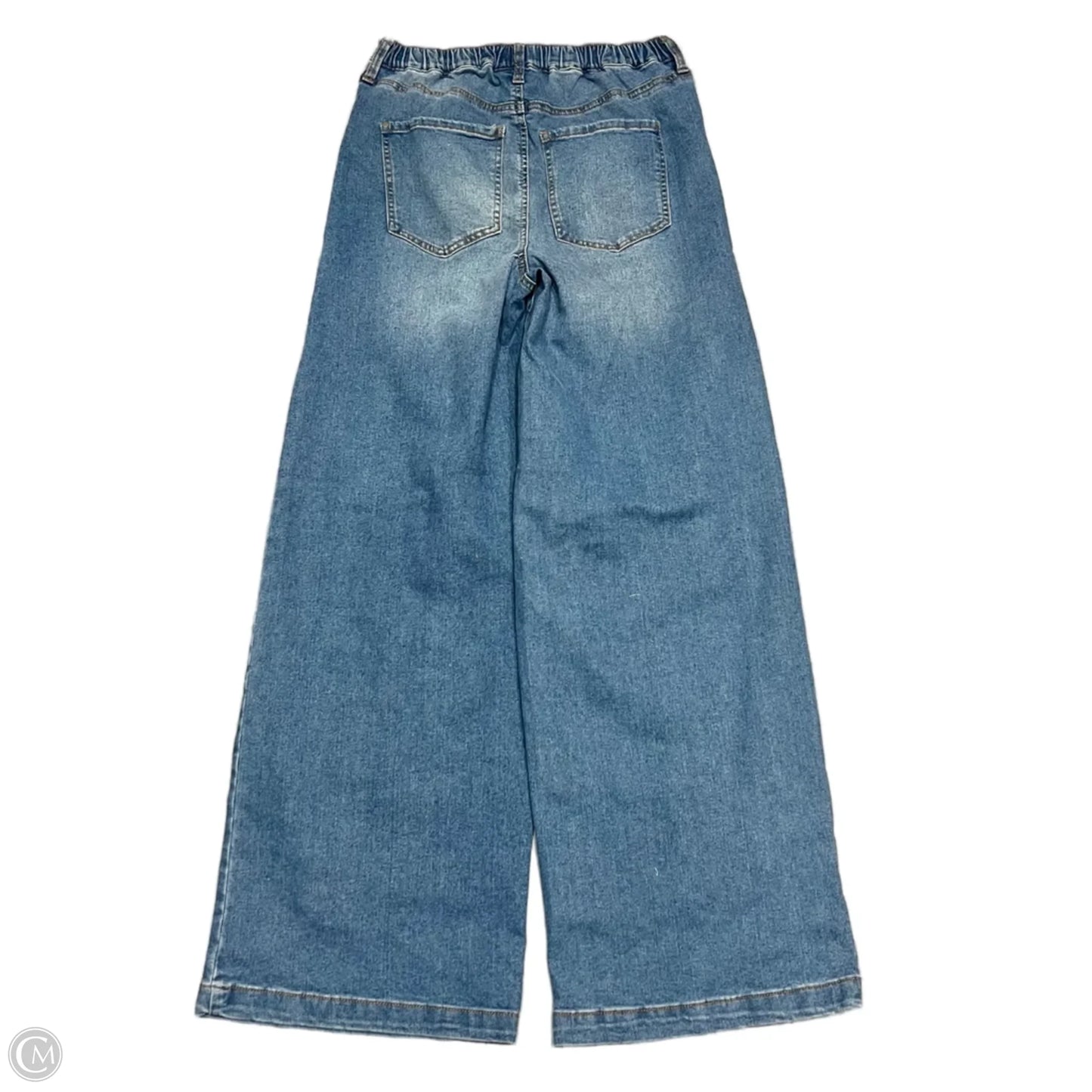 Jeans Wide Leg By Celebrity Pink In Blue Denim, Size: S