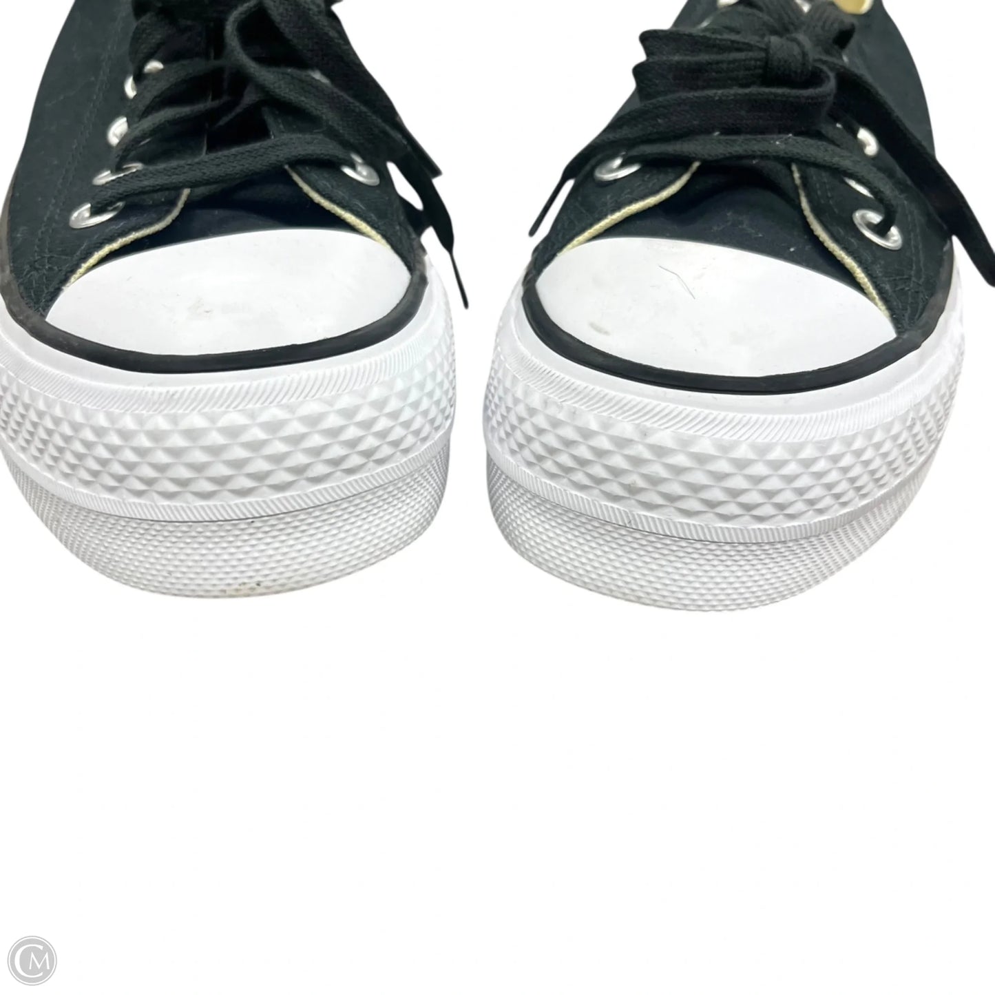 Shoes Sneakers By Converse In Black & White, Size: 7.5