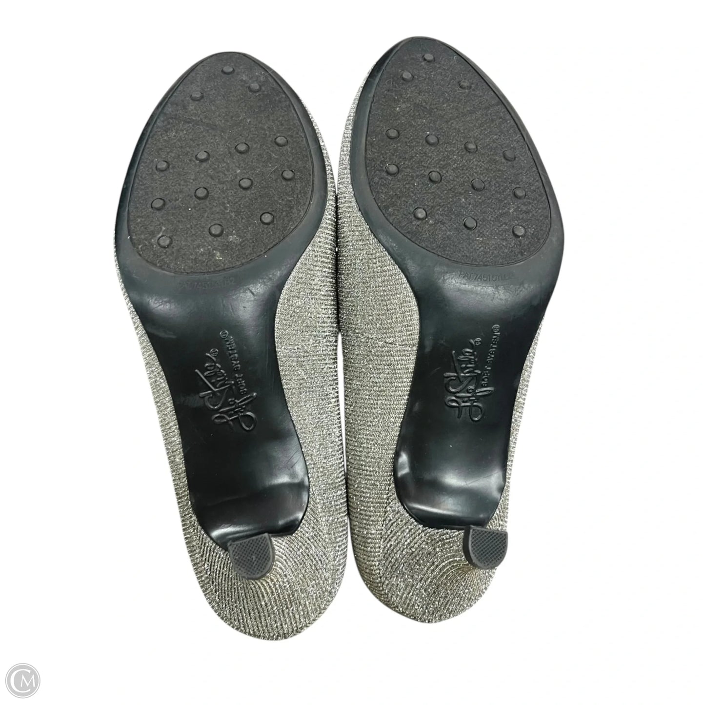 Shoes Heels Kitten By Life Stride In Silver, Size: 9.5