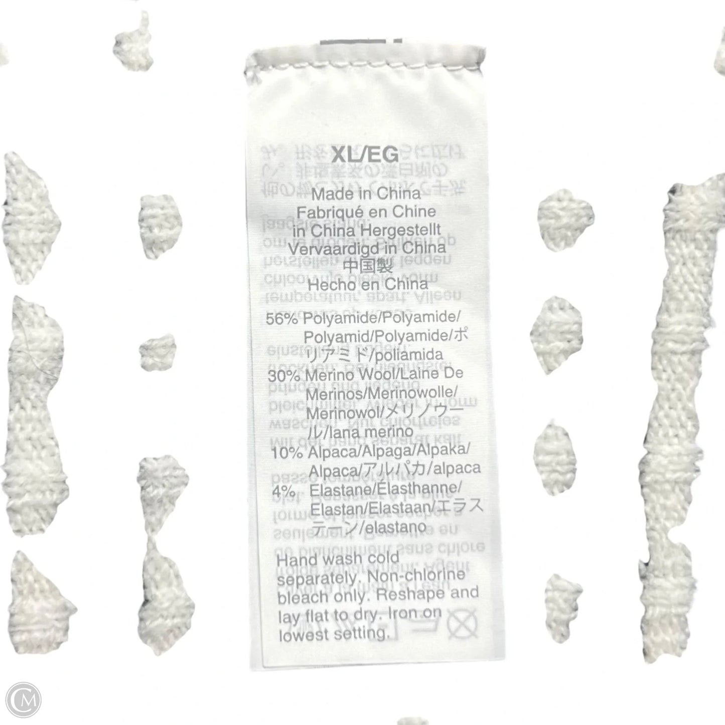 Sweater By Madewell In Black & White, Size: Xl