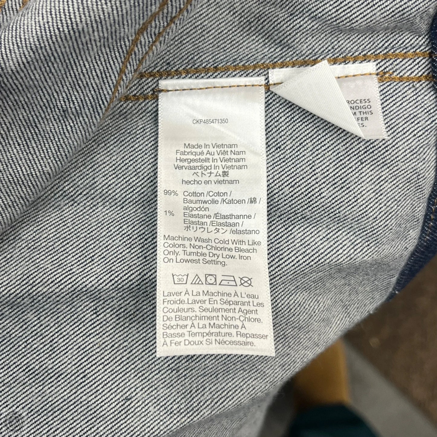 Dress Casual Short By Madewell In Blue Denim, Size: Xs