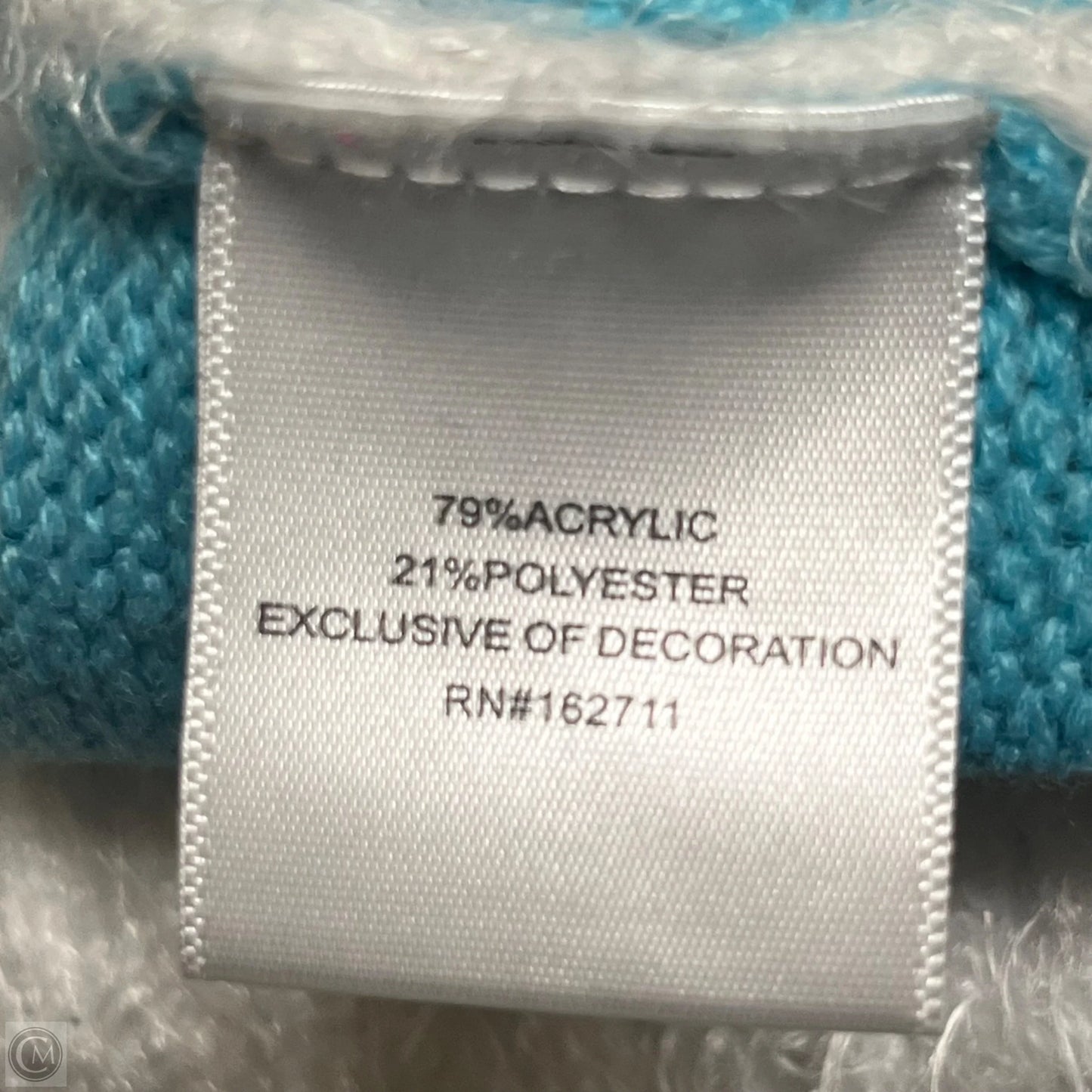 Sweater By Major Label In Blue & Tan, Size: L