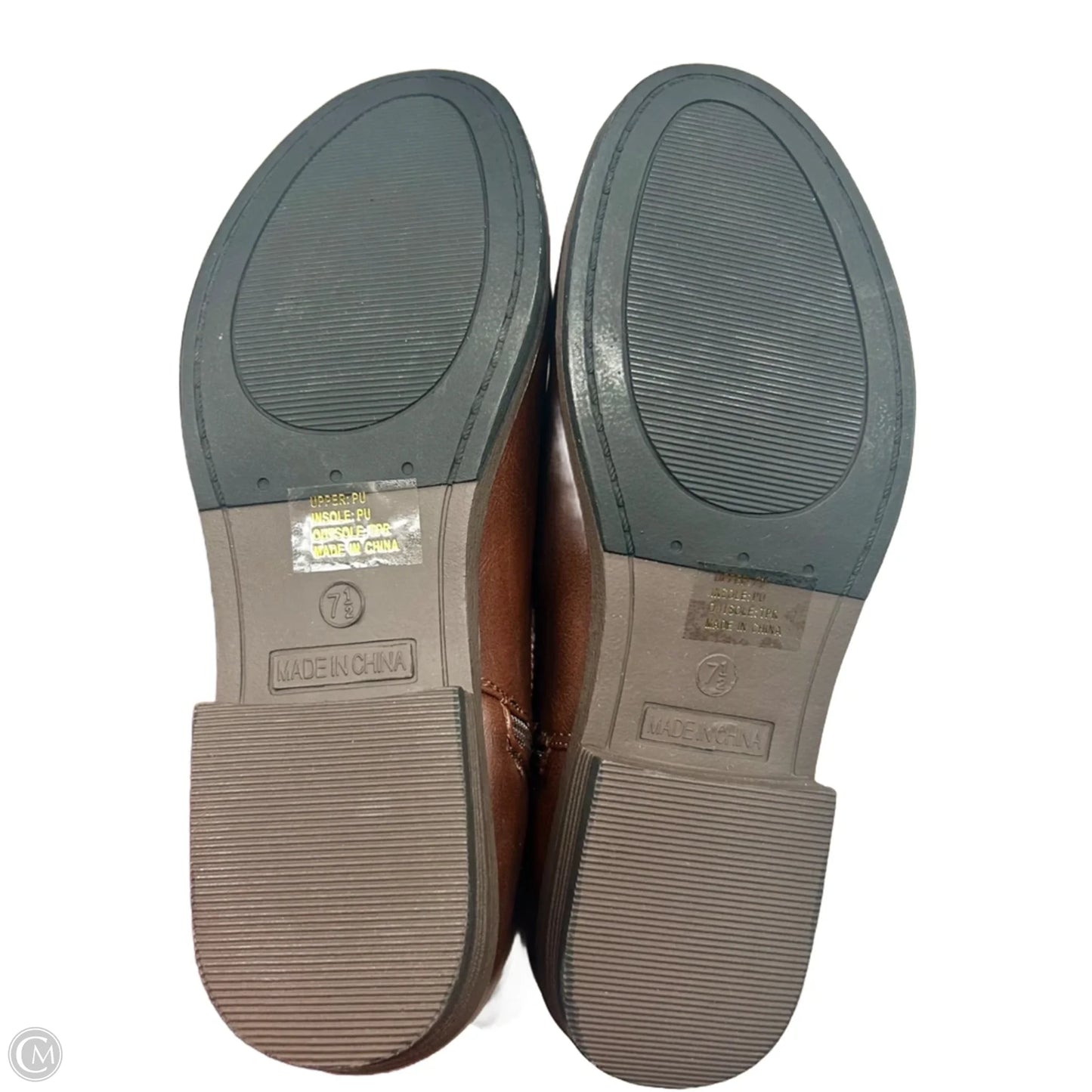 Boots Knee Heels By J G Hook In Brown, Size: 7.5