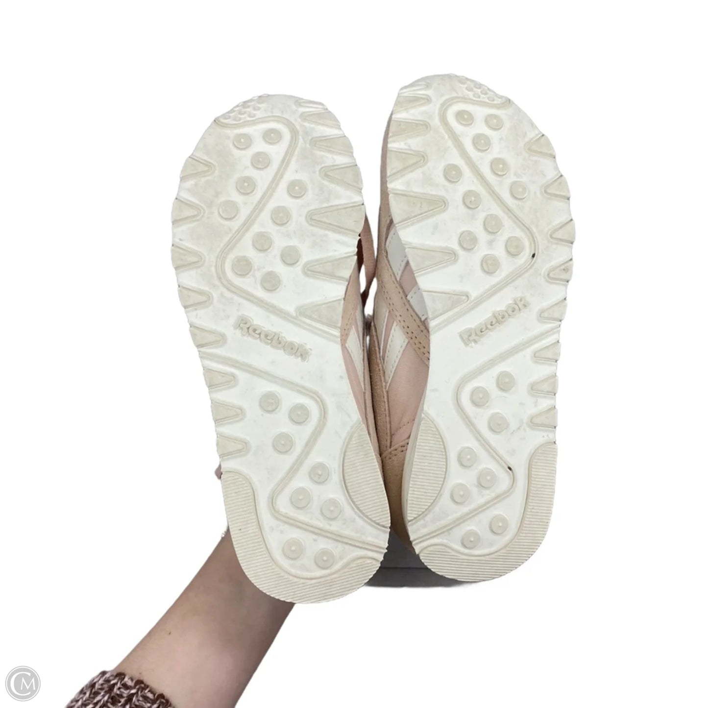 Shoes Athletic By Reebok In Pink & White, Size: 6.5