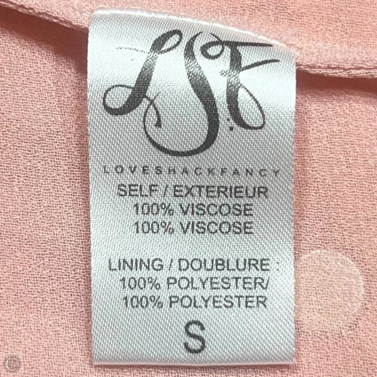 Dress Party Short By Loveshackfancy In Pink, Size: S