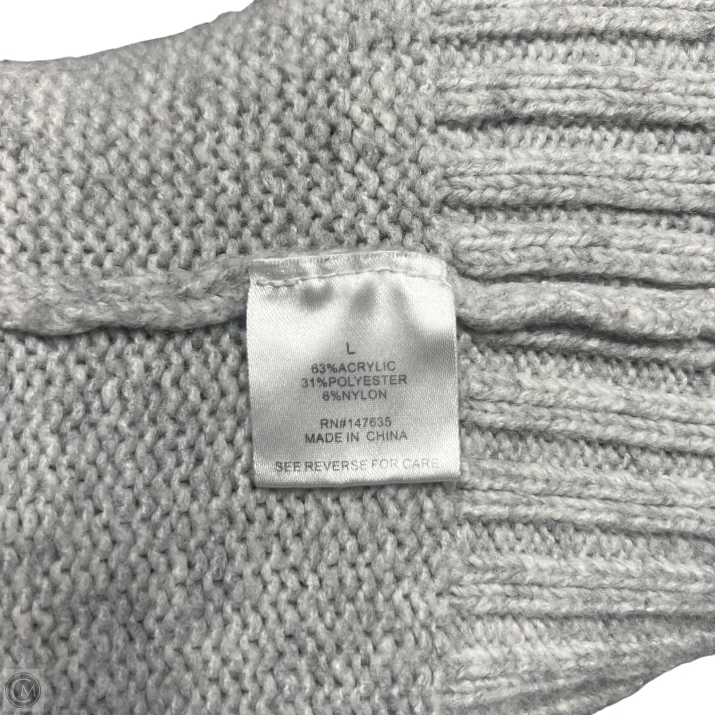 Sweater By Romeo And Juliet In Grey, Size: L