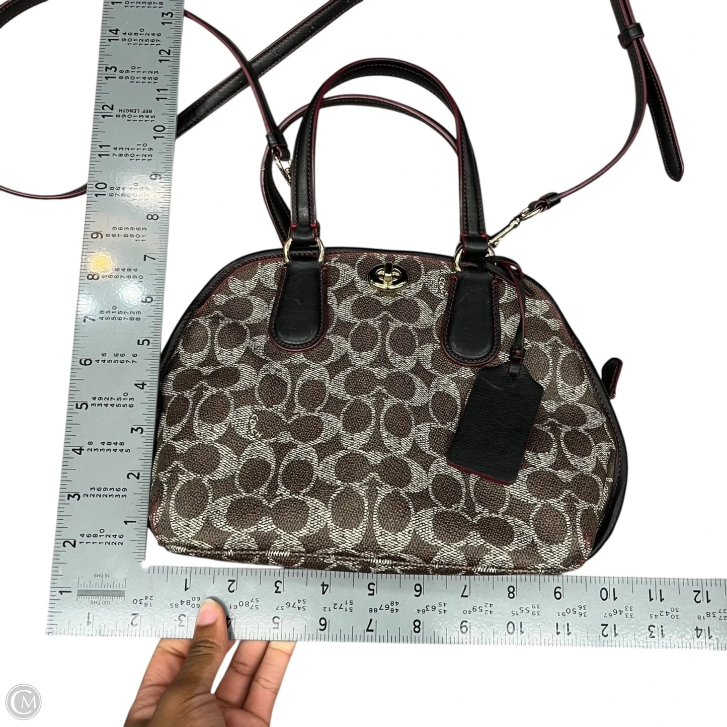 Handbag Designer By Coach, Size: Small