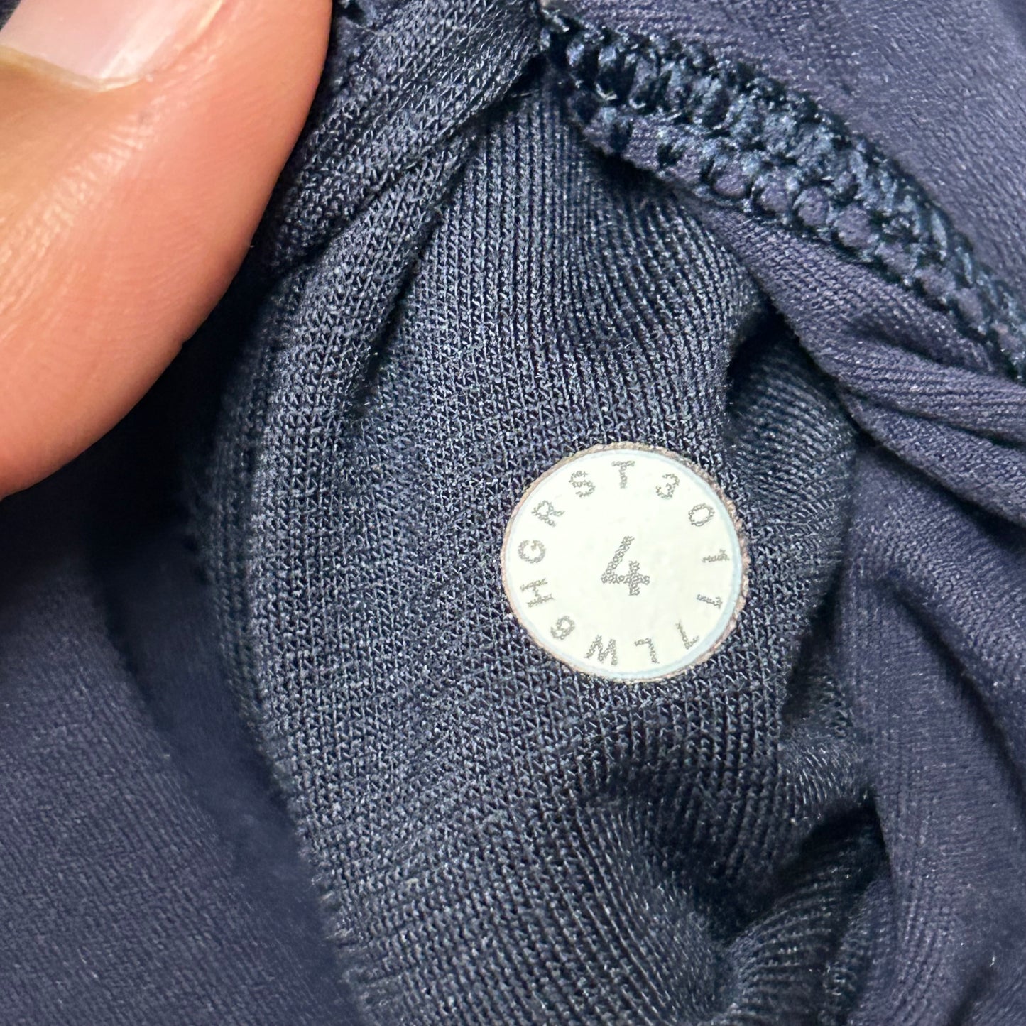 Athletic Capris By Lululemon In Blue, Size: 4