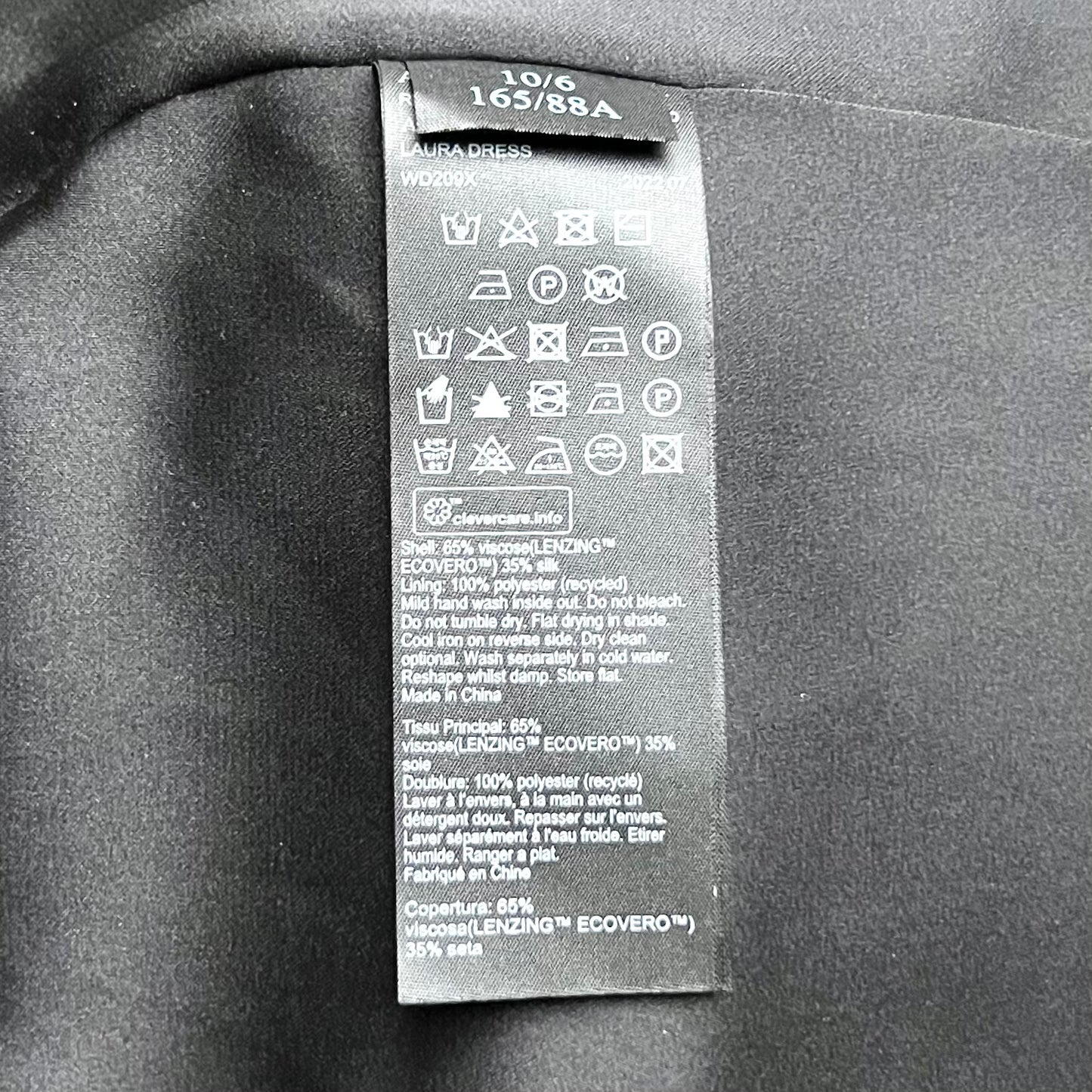 Dress Designer By All Saints In Black, Size: S