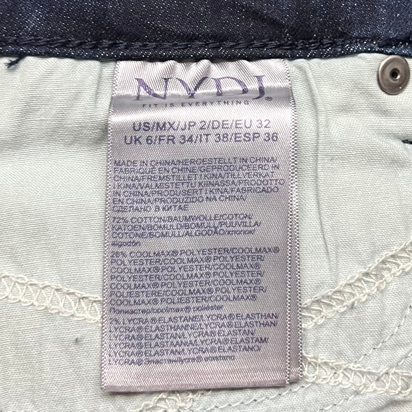 Jeans Straight By Not Your Daughters Jeans In Blue Denim, Size: 2
