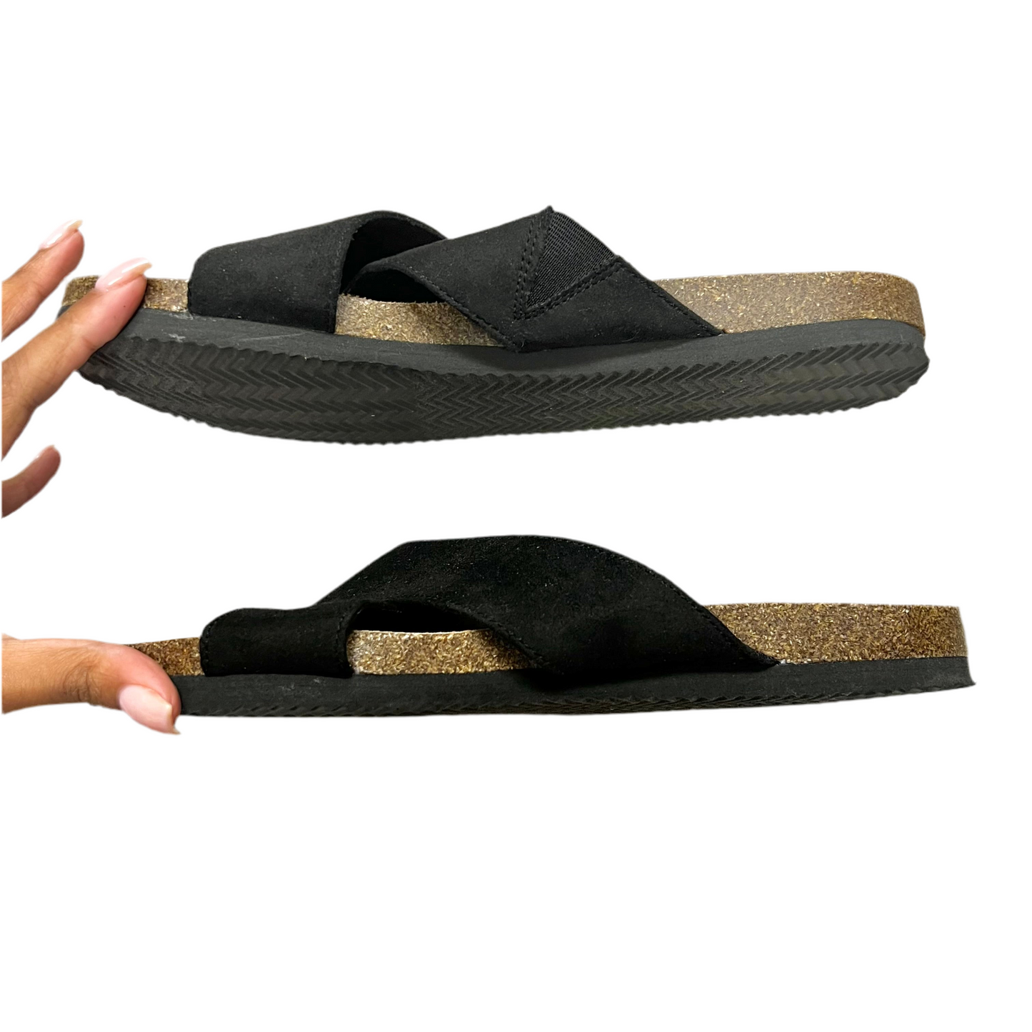 Sandals Flats By Old Navy In Black, Size: 10