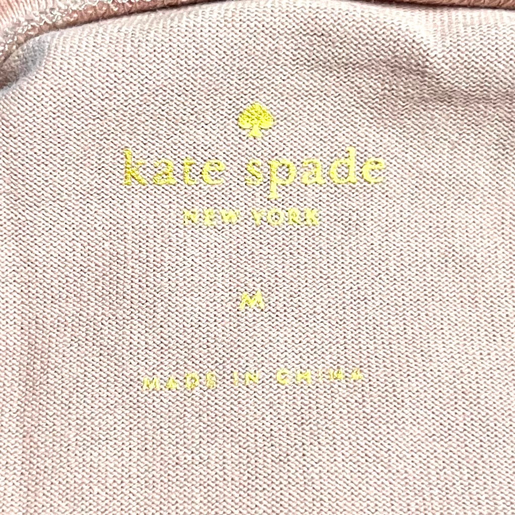 Top Short Sleeve Designer By Kate Spade In Pink, Size: M
