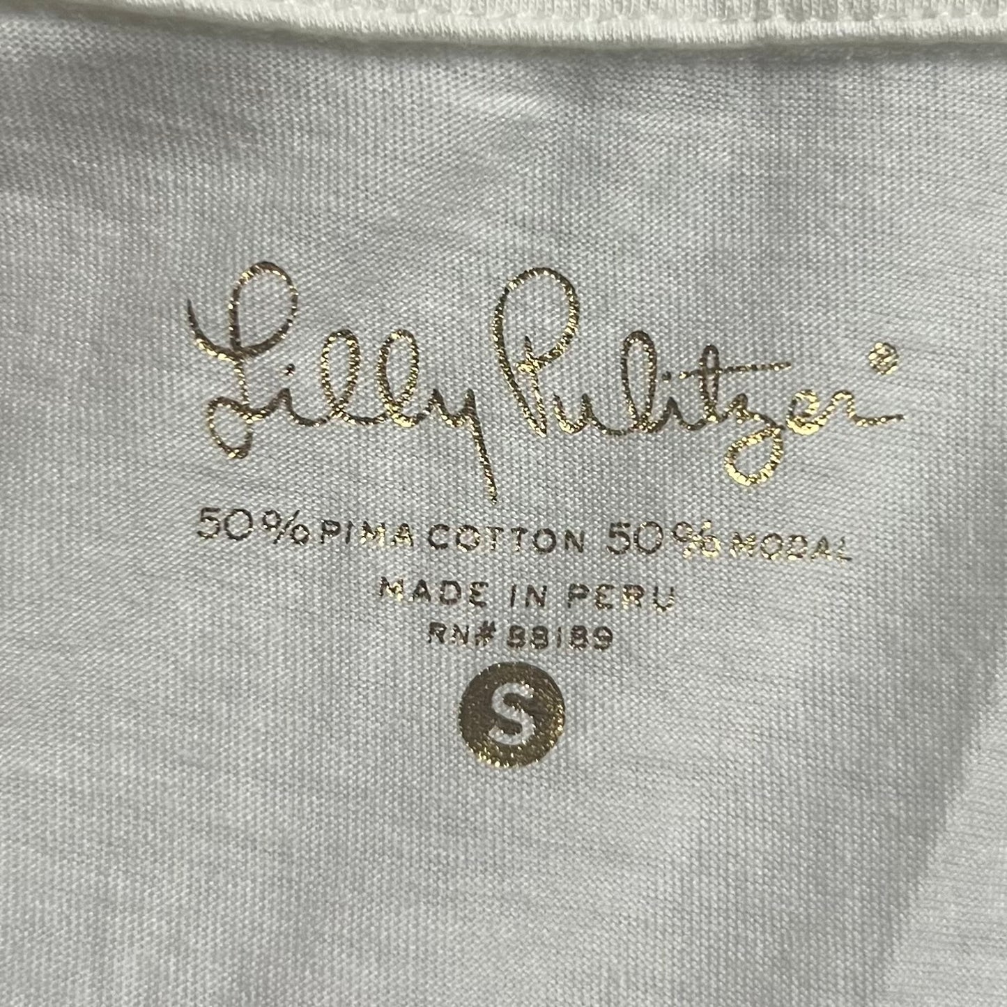 Top Sleeveless Designer By Lilly Pulitzer In White, Size: S