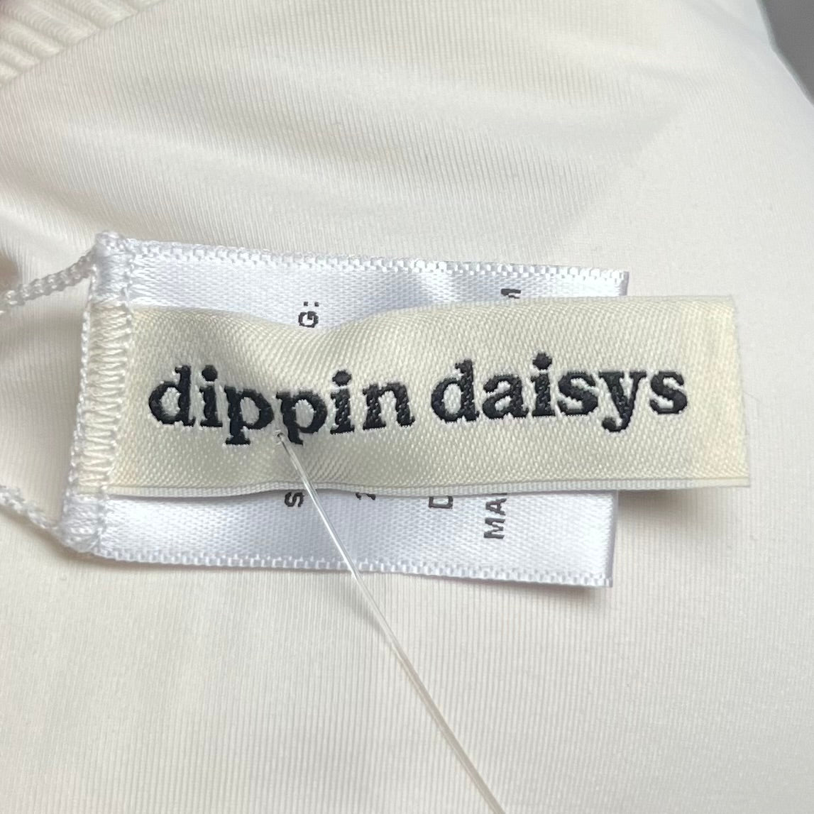 Swimsuit Top By Dippin Daisys In Cream, Size: M
