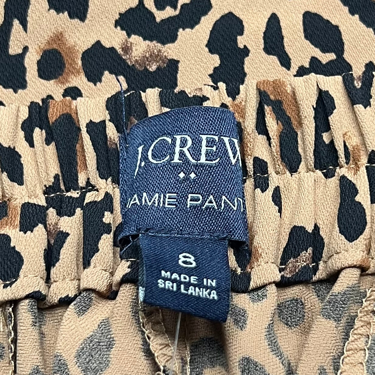 Pants Lounge By J. Crew In Leopard Print, Size: 8