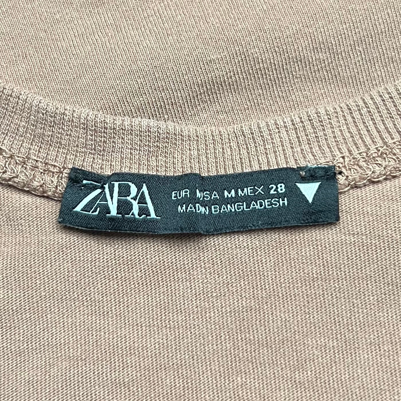 Tank Top By Zara In Brown, Size: M