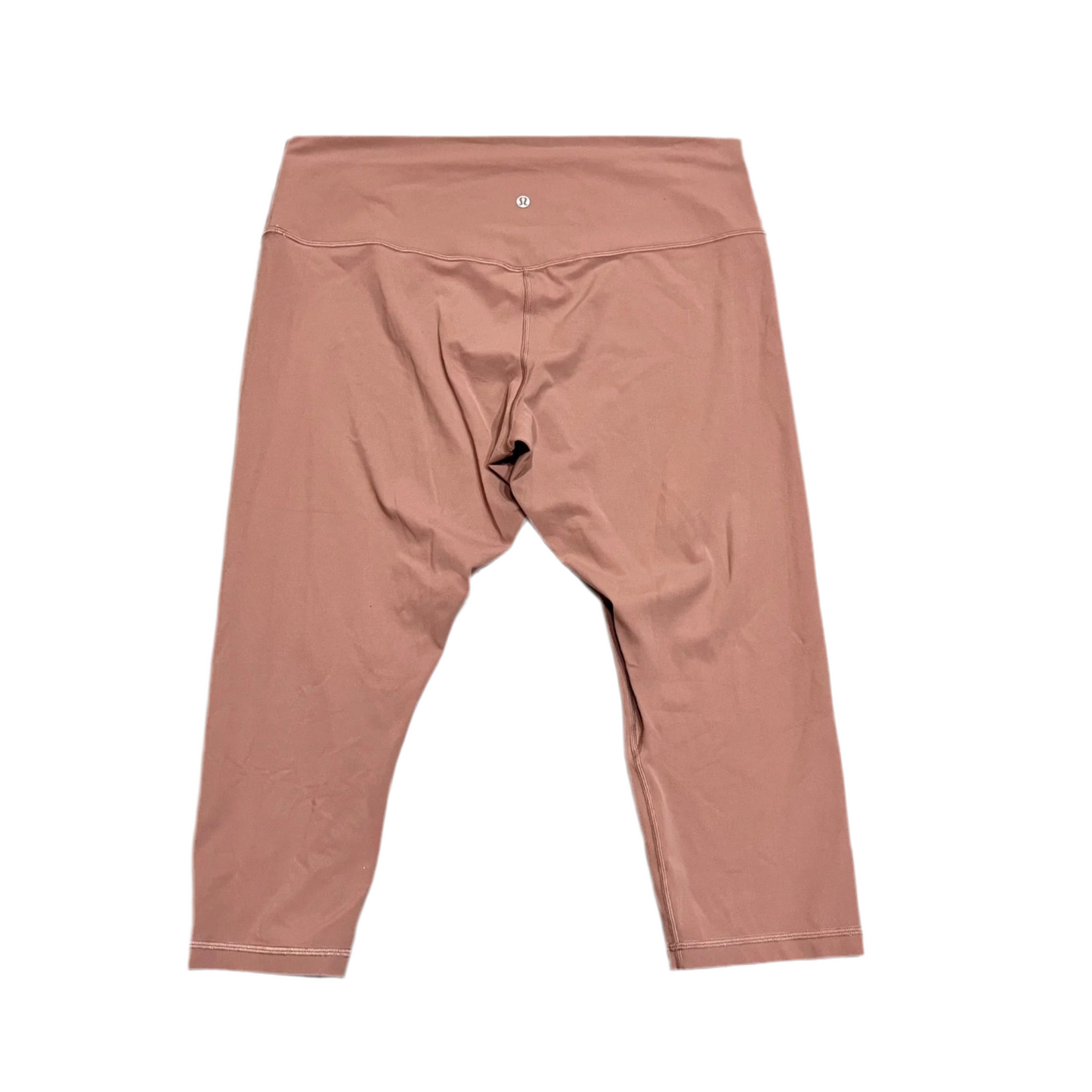 Athletic Capris By Lululemon In Mauve, Size: 18