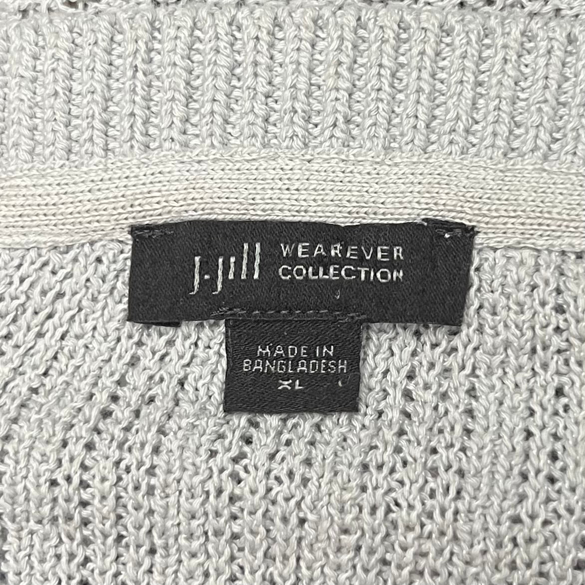 Top Sleeveless By J. Jill In Grey, Size: Xl