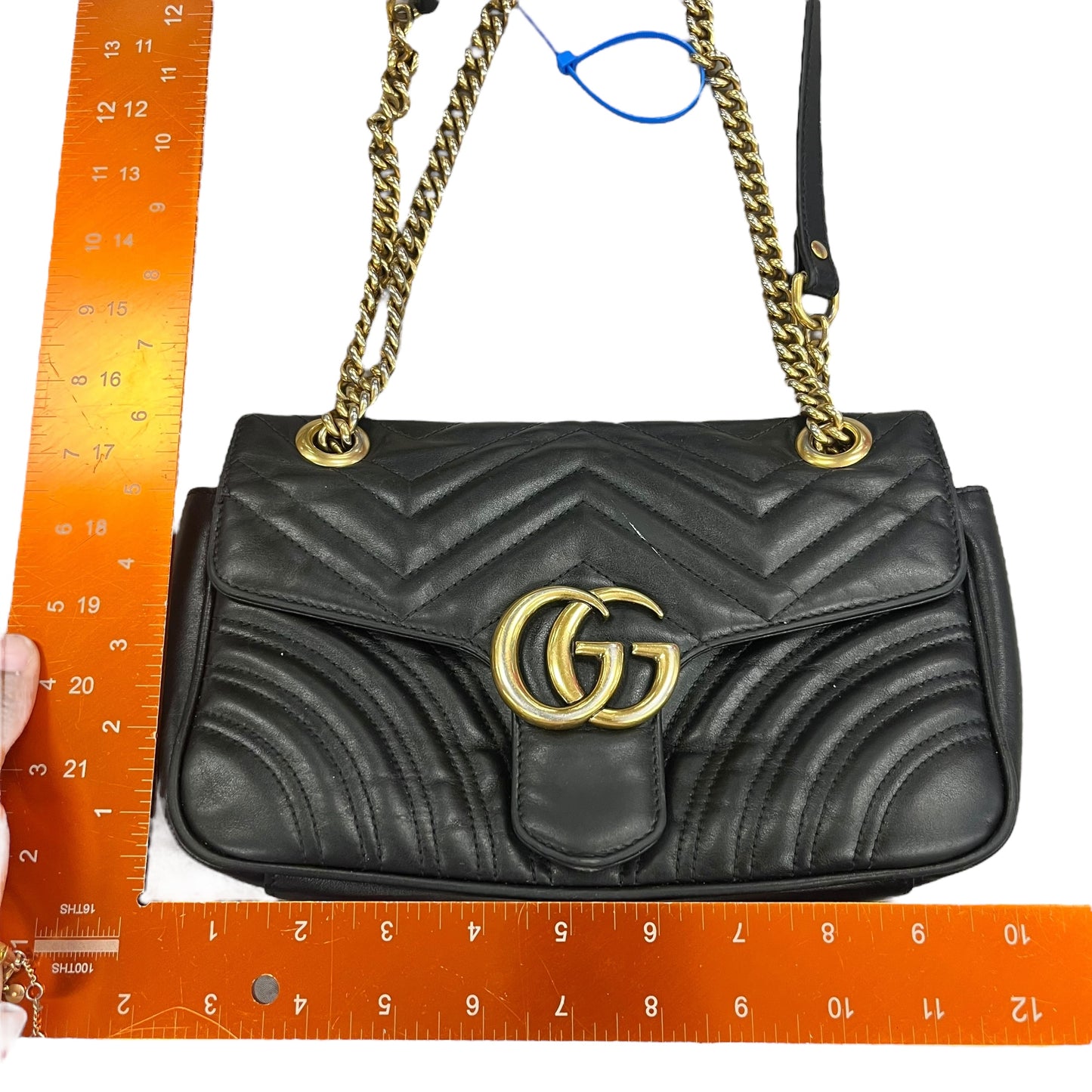 Handbag Luxury Designer By Gucci, Size: Medium