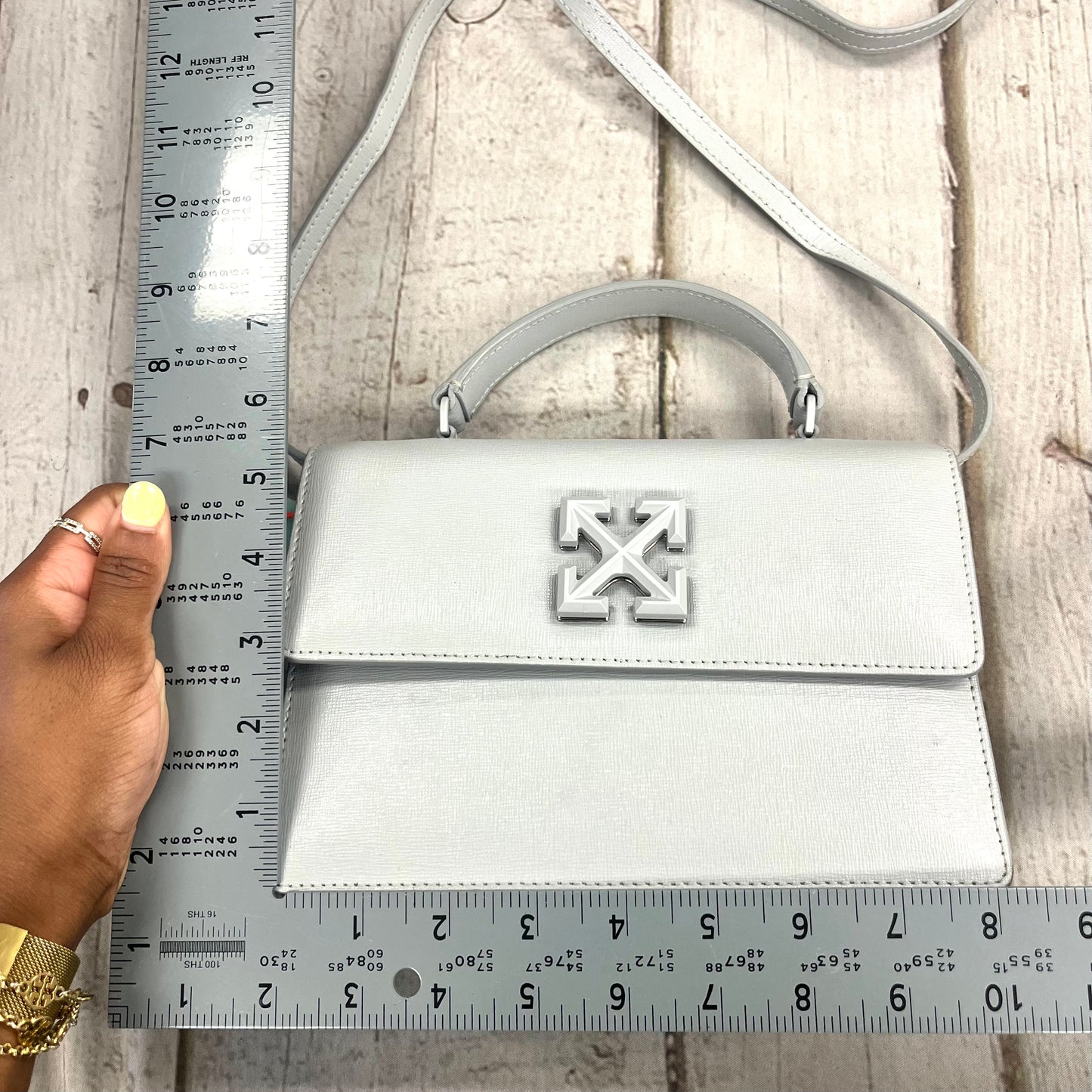 Handbag Luxury Designer By Off-white, Size: Small