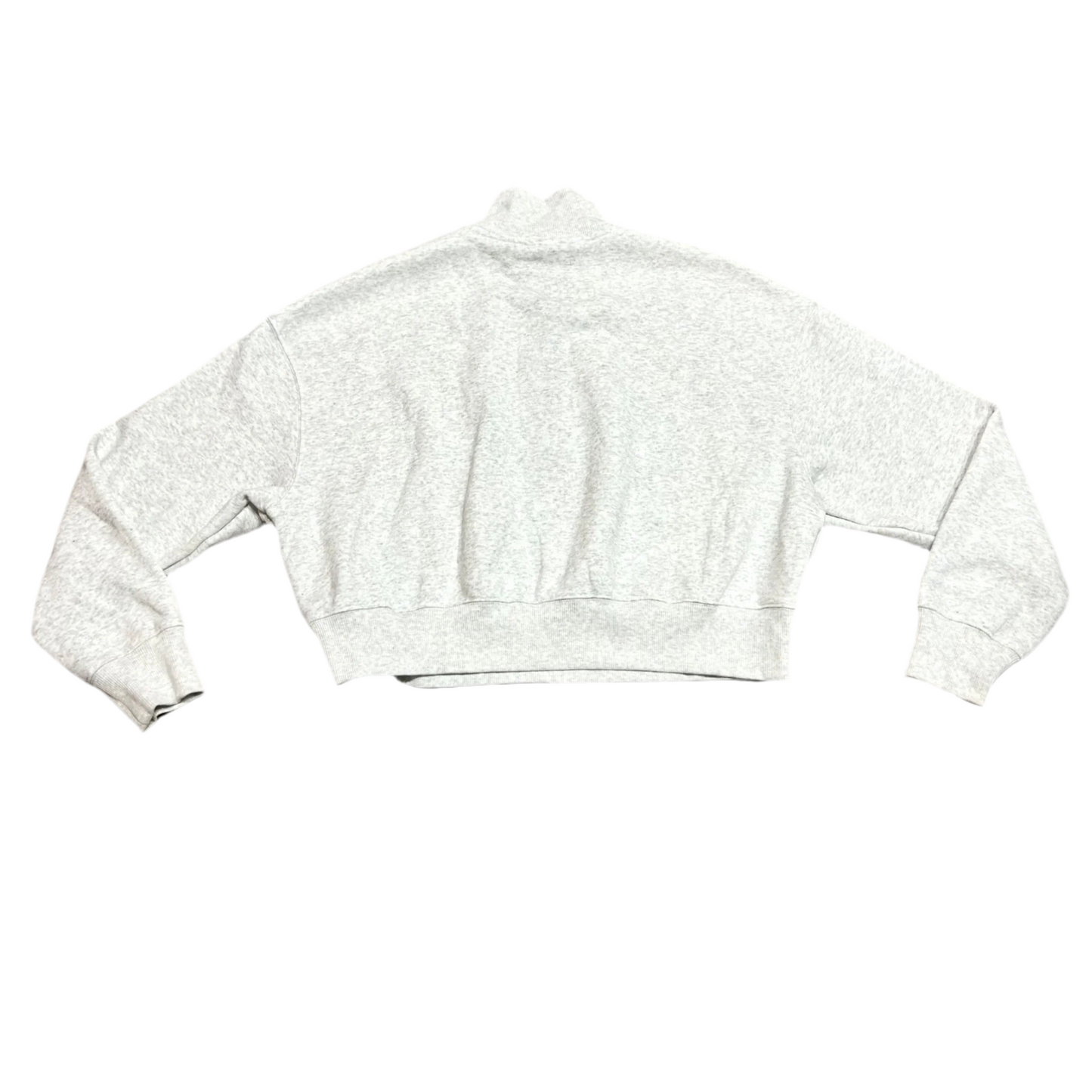 Sweatshirt Collar By Nike In Grey, Size: L
