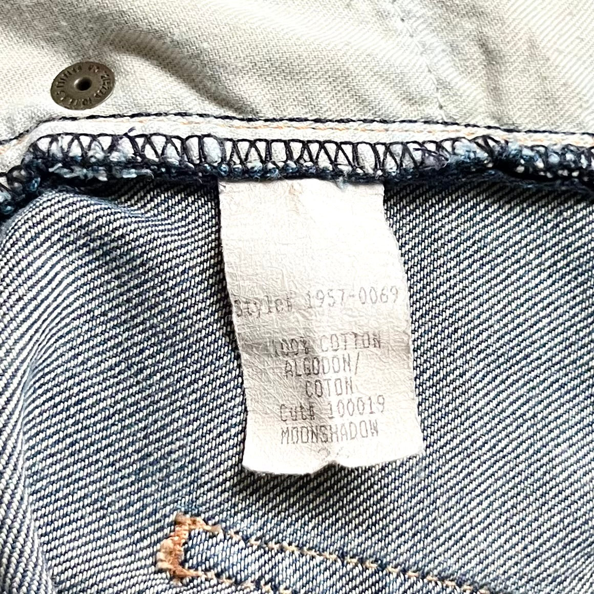 Jeans Straight By Current Elliott In Blue Denim, Size: 2