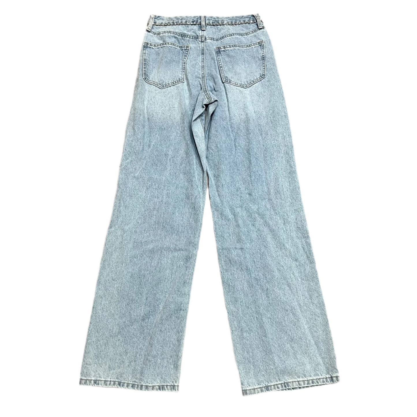 Jeans Wide Leg By Forever 21 In Blue Denim, Size: 2