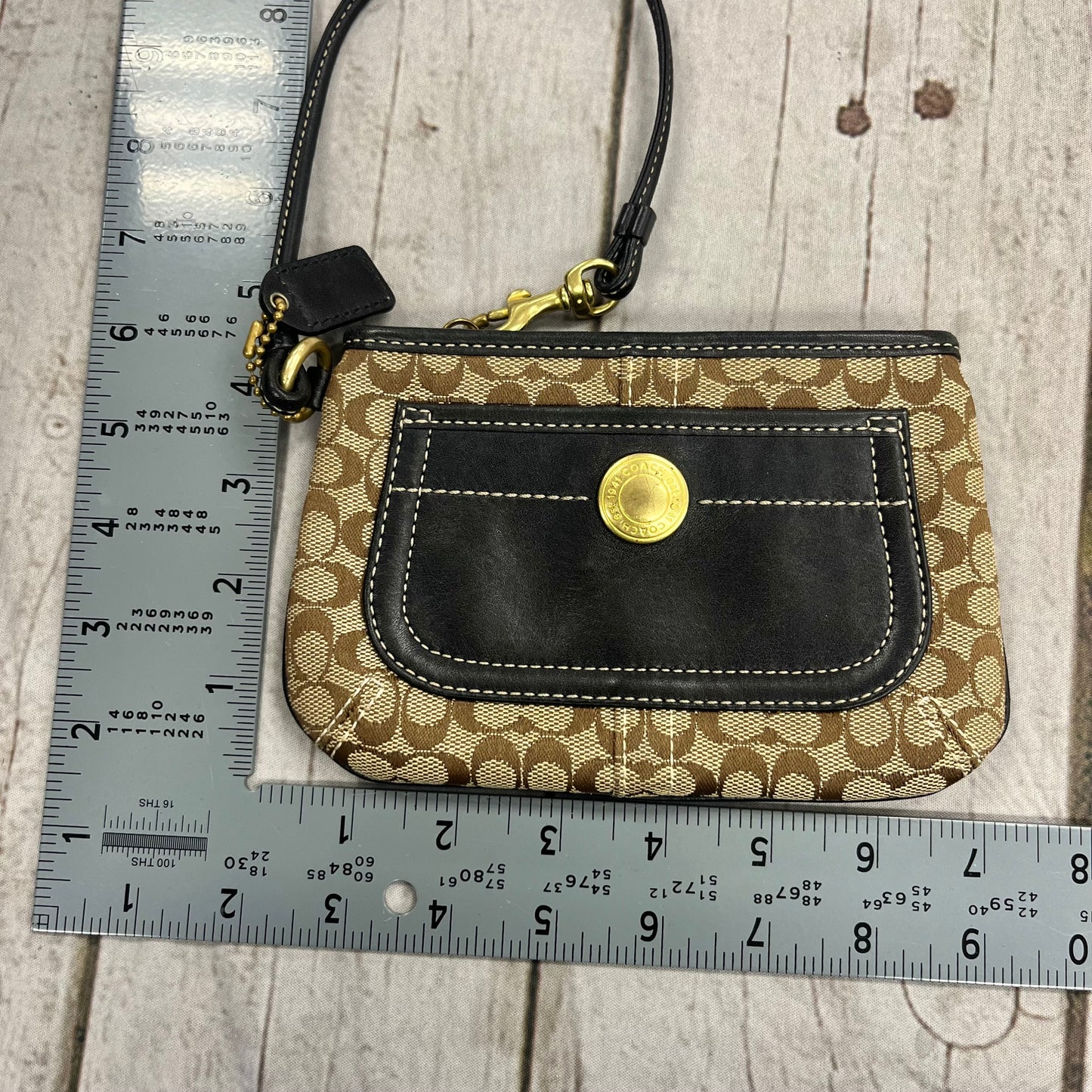 Wristlet Designer By Coach, Size: Small