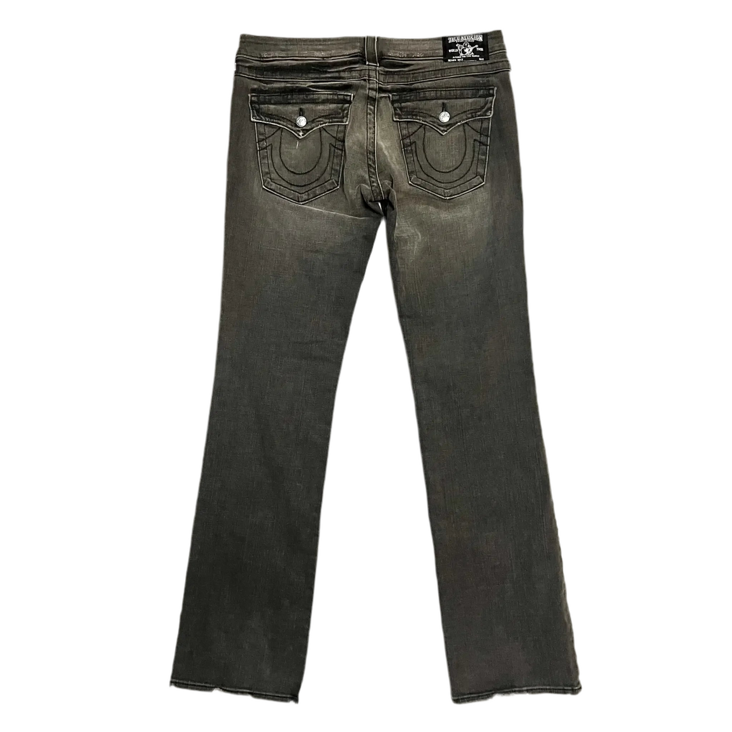 Jeans Flared By Lucky Brand In Grey Denim, Size: 10