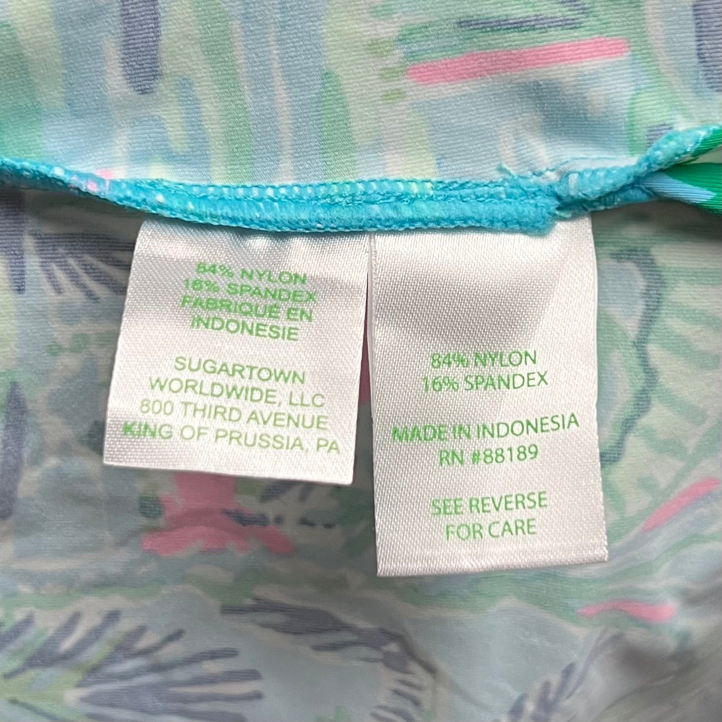 Dress Designer By Lilly Pulitzer In Black & Green, Size: M