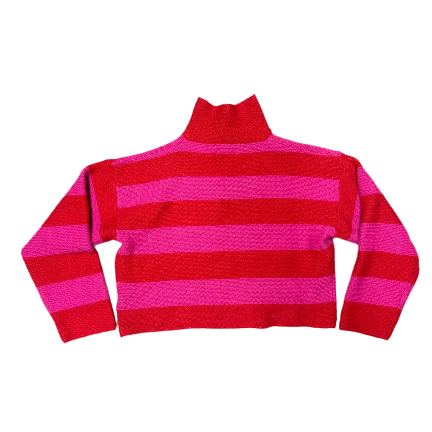 Sweater By Ee Some In Pink & Red, Size: L