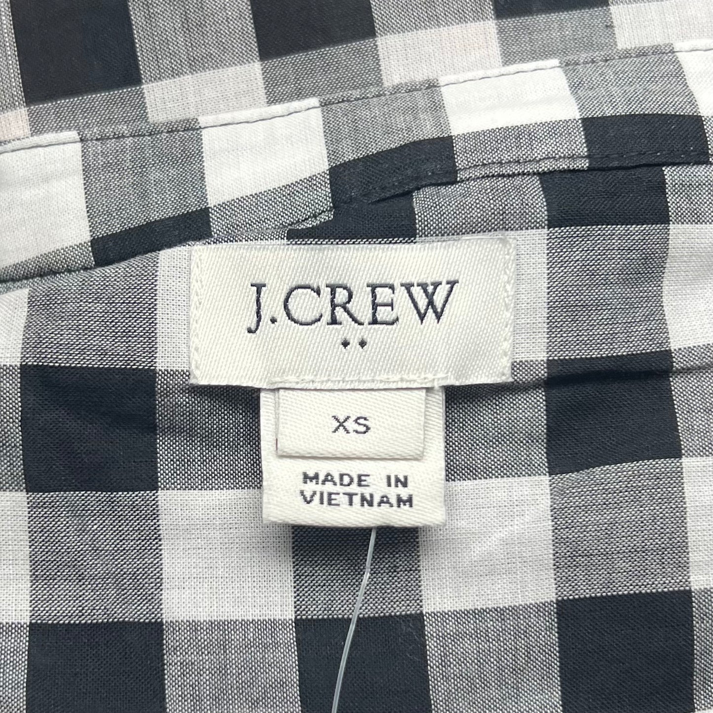 Top Short Sleeve By J. Crew In Black & White, Size: Xs