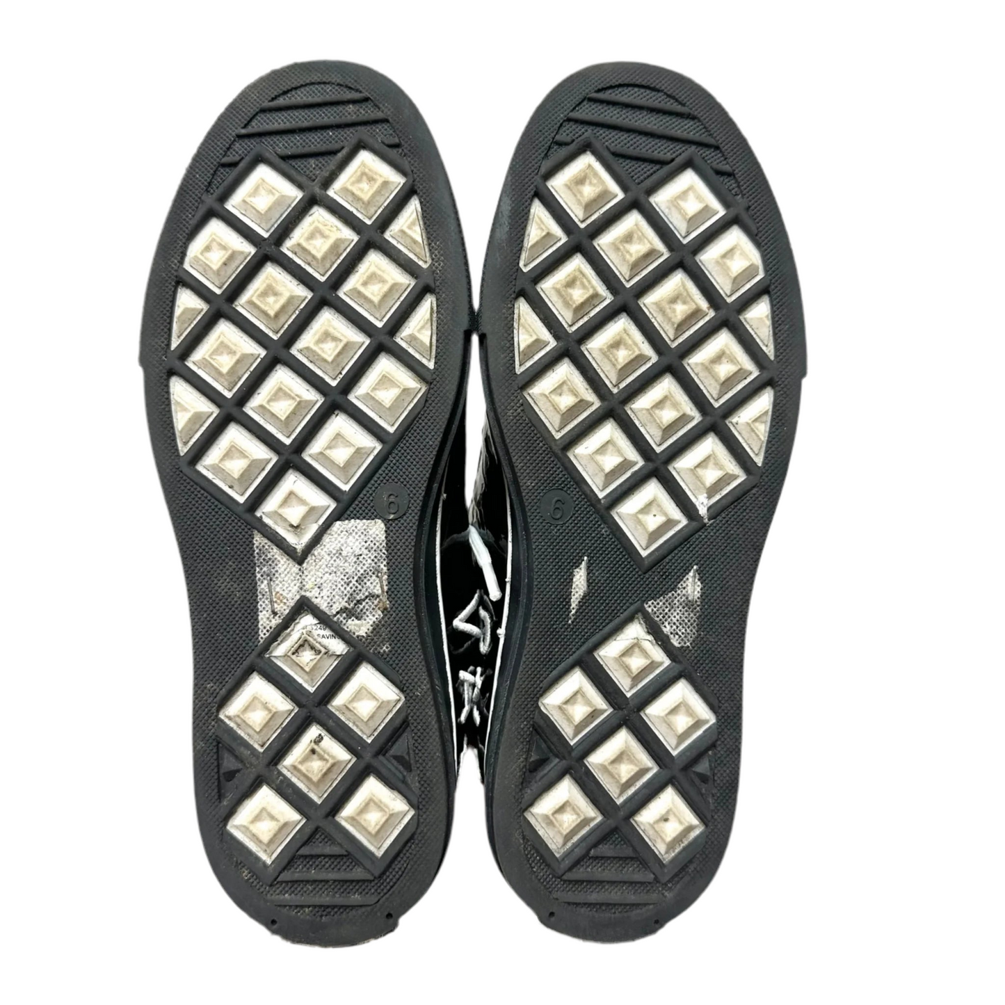 Shoes Luxury Designer By Valentino-mario In Black & White, Size: 6