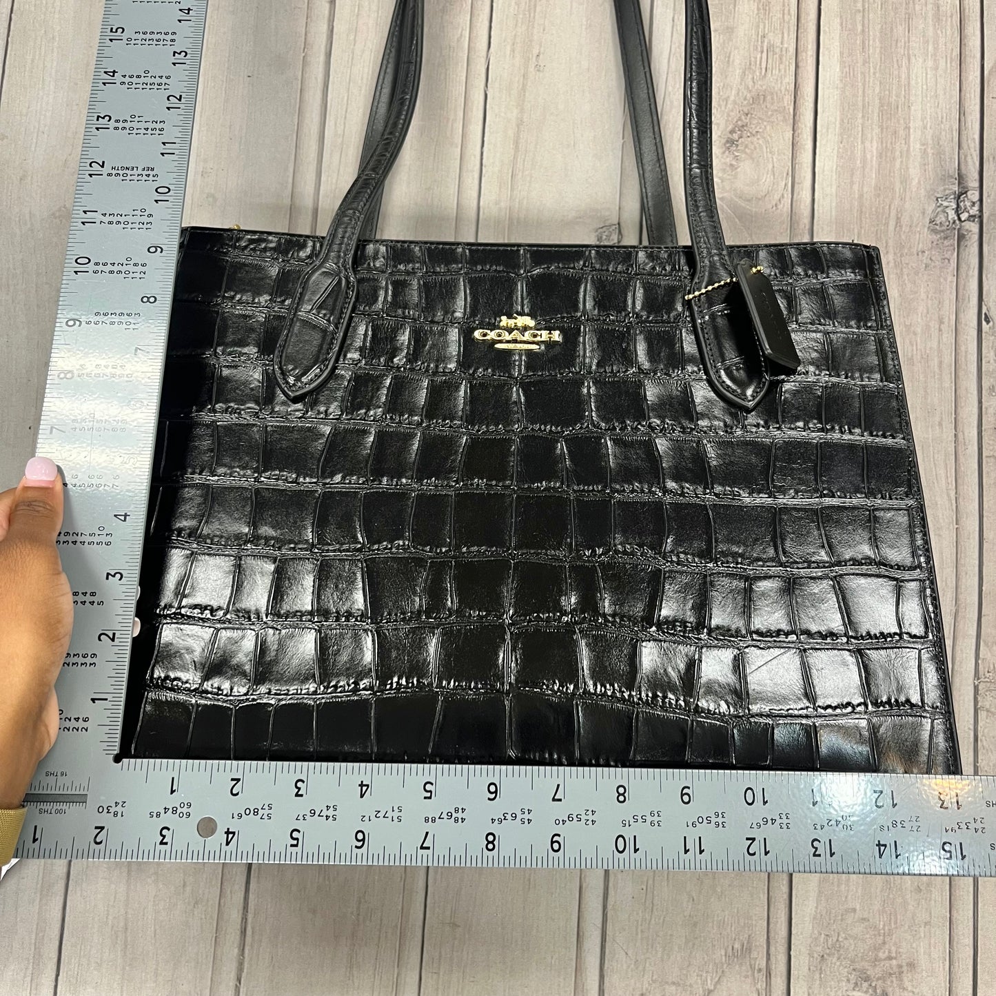 Handbag Designer By Coach, Size: Large