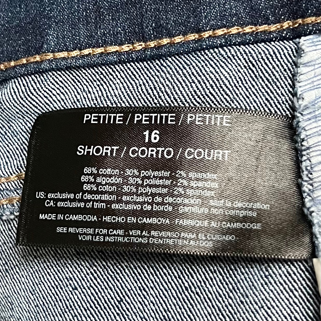 Jeans Straight By Gloria Vanderbilt In Blue, Size: 16