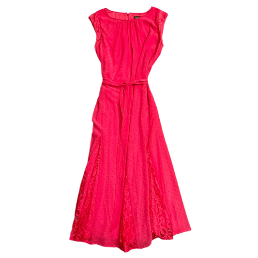 Dress Party Midi By Taylor In Orange, Size: M