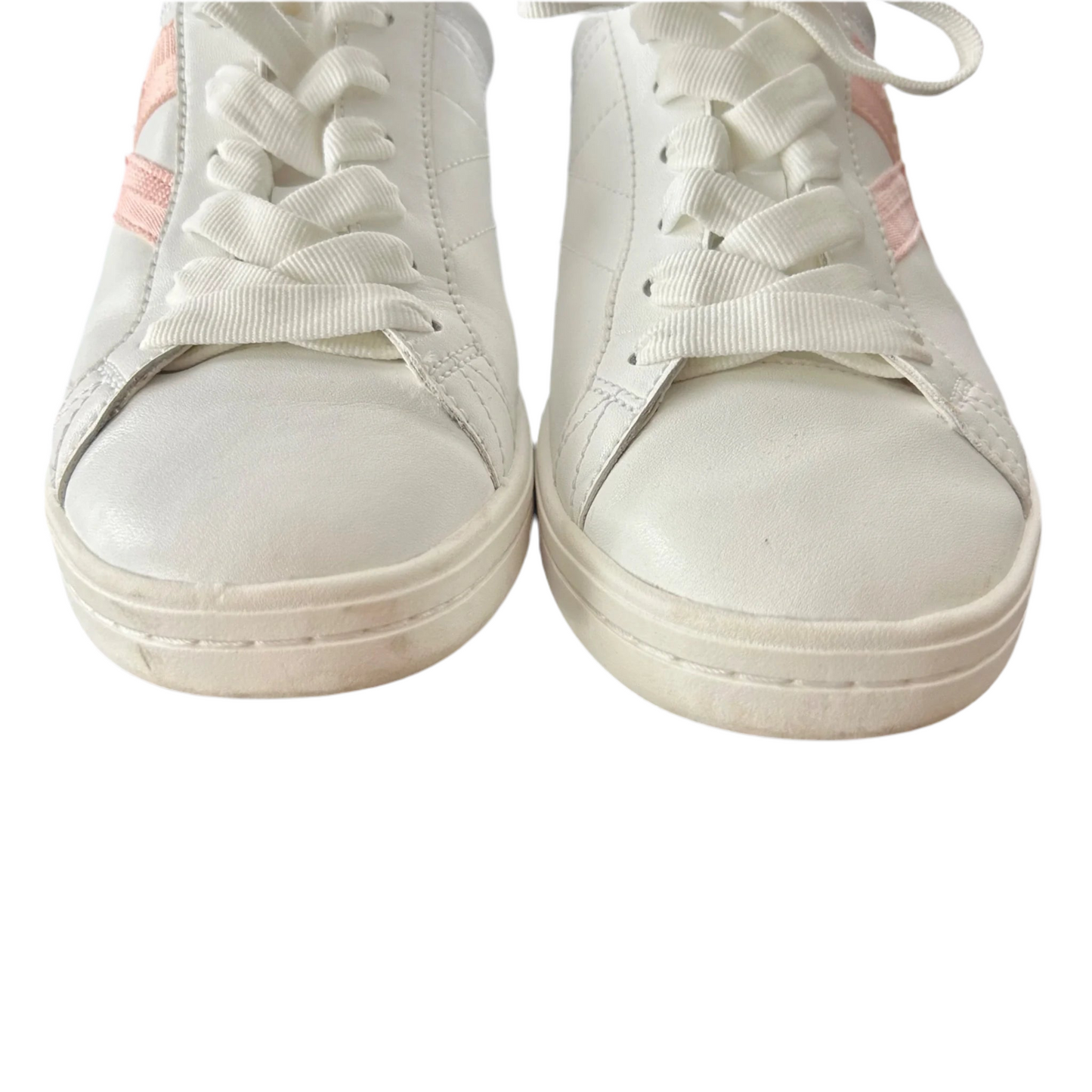 Shoes Designer By Kate Spade In Pink & White, Size: 8