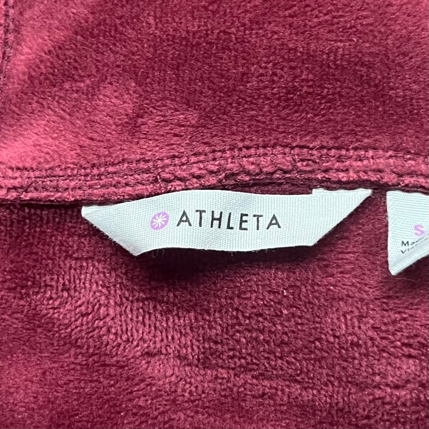 Sweatshirt Hoodie By Athleta In Red, Size: S